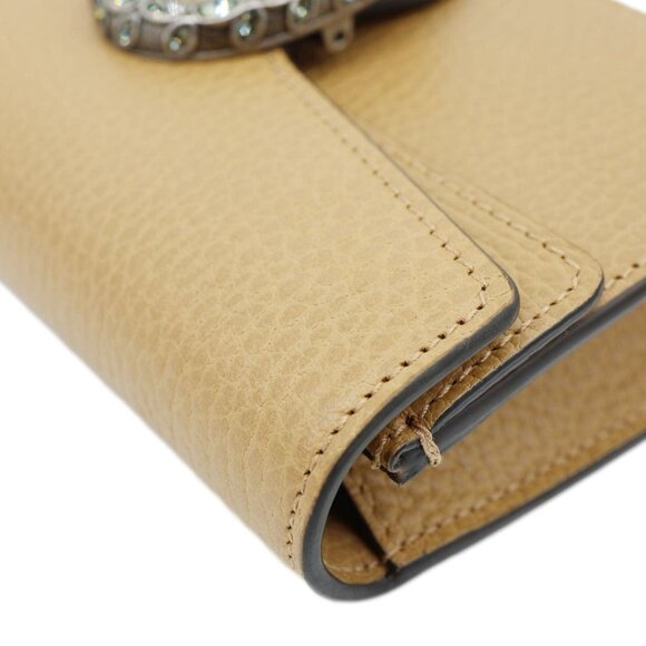 Gucci Dionysus Mini Leather Crossbody Bag Beige 476432 - Picture 7 of 12